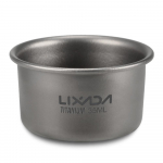 Lixada 35ml Mini Titanium Tea Cup Home Office Outdoor Camping Matkakohv 1 pcs