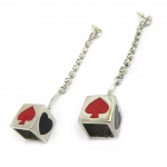 Les Tr&eacute;sors De Lily [E5118] &ndash; h&otilde;bepunased  Juhuse t&auml;ringud  k&otilde;rvar&otilde;ngad punane