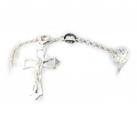 Les Tr&eacute;sors De Lily [N1075] - Bracelet Argent 'Croix' crucifix h&otilde;be