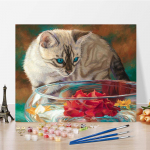 Kunst DIY maalimine numbrite j&auml;rgi Teemantmaal &Otilde;limaal Numbrite maalimine Kodukaunistus Digitaalne &otilde;limaal Hobid 40x50cm no frame
