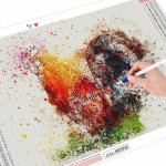 DIY Teemanttikandid Maalimine Loomade Teemanttikandid Ristpistes Kana pildid Rhinestones Mosaiic K&auml;sit&ouml;&ouml; Full Round (20X30CM)