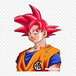 Plaastrid riidekoti jaoks Triikida termokleebised Goku Ssj God De Perfil Goku Vegeta muster pestav soojus&uuml;lekanne