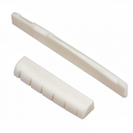 Guitar Saddle Nut White Cattle Bone 41-tollise rahvakitarri jaoks 2Pcs