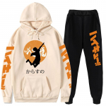 V&otilde;rkpall poiste kapuutsid P&uuml;ksid Komplektid Anime &uuml;likond dressipluus T&auml;navar&otilde;ivad Mehed Naiste Pullover Kost&uuml;&uuml;m Spordiriided Kevad s&uuml;gis XL