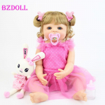 BZDOLL 55 cm t&auml;issilikoonist Bebe Reborn nukk elutruu pehme vin&uuml;&uuml;lprintsess &uuml;kssarvik beebit&uuml;druku vannim&auml;nguasi lastele s&uuml;nnip&auml;evakingitus Doll-1