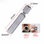 14 mm 16 mm auto s&uuml;&uuml;tek&uuml;&uuml;nla pesa eemaldamise t&ouml;&ouml;riist Universaalne liigend magnetilise painduva pesaga 3/8 mutriv&otilde;tme automaatne remondit&ouml;&ouml;riist 14mm