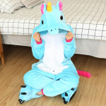 Loomakass Tiiger Kigurumi &Uuml;kssarvik Onesie T&auml;iskasvanud Teismelised Naiste Meeste Pidžaamad Naljakad Flanellist Soe Pehme Magamisriietus &Uuml;heosaline Jumpsuit Cosplay Kost&uuml;&uuml;m l