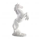 Tuhmumisvastane hobusekujuke, t&auml;pselt elegantse stiiliga detailid, meelitavad &otilde;nne, rikkust peol seistes miniatuursed kingitused hobune kodukaunistuseks valge