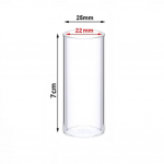 1 tk Guitar Slide 304 roostevaba teras ca 70x25 mm puhas