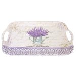 Les Tr&eacute;sors De Lily [R6568] - suur melamiinist kandik 'Lavender' lilla beež - 41x28 cm lilla