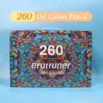 Brutfuner 12/48/120/160/260 V&auml;rvid &Otilde;lised v&auml;rvipliiatsid Akvarellpliiats Sketch Joonistuspliiatsikomplekt maalimiseks 260 oily colors