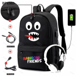Originaalne Rainbow Friends seljakott V&auml;rvilised poisid T&uuml;drukud Koolikotid Maht Reisimine Naised Mehed S&uuml;learvuti Mochilas Para Nias