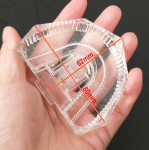 &Uuml;hekordselt kasutatav plastikust hambalabori labori kips, vormi alus hambaproteesialuse mudel, l&auml;bipaistev l&auml;bipaistev hambaravi osadega aluskomplekt 10 pieces