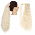 MISS WIG s&uuml;nteetiline pika sirge juuksepikendus, kuumakindel kiust hobusesaba naturaalne poni saba naistele 55 CM