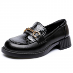 Loafers Naiste kingad Ehtsast nahast Briti stiilis naiste kingad Slip on suured naiste kingad 35