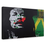 L&otilde;uenditr&uuml;kk Bob Marley Reggae Music 60x40 mitmev&auml;rviline