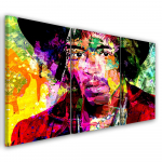Kolmeosalise pildiga l&otilde;uenditr&uuml;kk Jimmy Hendri Music 60x40 mitmev&auml;rviline