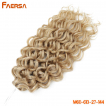 Ocean Wave punutud juuksepikendused heegeldatud punutised s&uuml;nteetilised juuksed Afro Curl Hawaii Ombre lokkis blond Water Wave palmik naistele 24 Inch