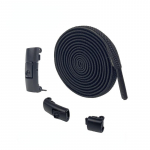 Elastsed paelad Sport V&auml;rvilised Press Lukk Kingapaelad ilma sidemeteta 8MM Flats Ilma lipsuta Kingapaelad Laste T&auml;iskasvanute kingapaelad Kingad Aksessuaar 8MM