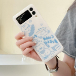 Samsung Z Flip 4 Case jaoks armas koera lapik kokkupandav telefoni&uuml;mbris Samsung Z Flip 3 5g Zflip4 p&otilde;rutuskindel pehmest silikoonist tagakaas Z Flip 3