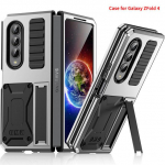 Samsung Galaxy Z Fold 4 5g jaoks &Uuml;li-vastupidav kukkumisvastane kaitse Z Fold4-le Jalatugiga K&otilde;va metallist &uuml;mbris Z Fold4-le Case Only h&otilde;be