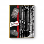 HAOCHU Briti s&otilde;duri t&auml;nava punane autotelefoni putka Big Ben Mustvalge Kunst l&otilde;uendimaal Prindi Plakati pilt raamita 21X30cm No Frame