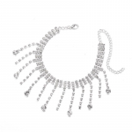 Rhinestonest pahkluu k&auml;ev&otilde;rud kristallist tutti jalav&otilde;ru L&auml;ikiv jalakett Pulmaehted Aksessuaarid naistele T&uuml;drukutele Kingitused ZPG