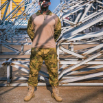 Meeste T-s&auml;rgid Armee Konn Kamuflaaž Meeste V&auml;lissport V&otilde;itlus S&otilde;jav&auml;e Meeste Pikkade Varrukatega Kost&uuml;&uuml;m Vormi Hingake Kulumiskindel S