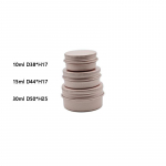 10 tk t&uuml;hje Rose Gold alumiiniumist plekkpurgid, kruviga &uuml;laosa 10 g 15 g 30 g k&uuml;&uuml;nla v&uuml;rtside konservipurgid keeratava kaanega metallist anumad 10g 10pcs roosa kuldne v&auml;rv