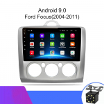 9-tolline Android 9.0 GPS-navigatsioonis&uuml;steem puutetundlik neljatuumaline autoraadio Ford Focus Exi AT jaoks 1+16G h&otilde;be