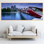 L&otilde;uend suur, suur linnaplakat L&otilde;uend linnapildi seinapildid elutoa kaunistamiseks Seinamaaling Kodukaunistus &Ouml;ine stseen 20cm&times;40cm NoFrame