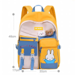 T&uuml;drukute Harajuku Kawaii seljakott veekindel armas koolikott N&ouml;&ouml;pm&auml;rk Lady Nailonist seljakott &Otilde;pilasraamat Laste kotid kollane