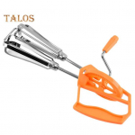 Munasegaja k&auml;sitsi v&auml;ndatav segamine Kergesti puhastatav tahke piima koorega tainas Muna vispli k&ouml;&ouml;giriistad oranž