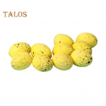 10 tk Kunstlikud vutimunad V&auml;ikesed aiakaunistused Joonistusrekvisiidid Naljakad minisimuleeritud linnumunad Kujukesed aiakaunistuse tarvikud kollane