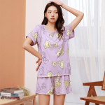 Naiste pidžaama karu puhkeriided magamisriiete komplektid t&uuml;drukutele armsad ruudulised rev&auml;&auml;rid pidžaama Kawaii r&uuml;&uuml;sidega pidžaama kodu&uuml;likond M valge