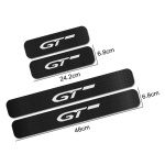 4tk PEUGEOT 206 207 208 306 307 308 407 408 508 RIFTER GT LINE jaoks auto uksel&auml;ve plaadikaitse kleebised s&uuml;sinikkiust GT black