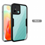 360-kraadine kogu korpuse koputamisvastane SOOMUS kaitse esi- ja tagaosa pehme TPU+PET telefoni korpuse kate Redmi 12C Note 12 4G 5G Note 12 PRO+ 5G jaoks RedMi Note 12 Pro+ must
