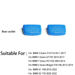 Rida &otilde;huventiili klamber kliimaseadme ventilatsiooni v&auml;ljalaskeava saki klamber BMW F10 F07 F01 F02 F45 F46 5GT 2 5 7 seeria X1 X2 F48 jaoks For Rear outlet black