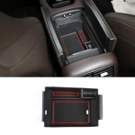 Auto k&auml;etugede konsooli hoiukarbi hoidik Mercedes Benz GLE klassi W167 GLE350 GLE450 -2022 auto jaoks. must