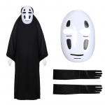 Klassikaline anime Spirited Away Sen To No Face Man Cosplay Maskid R&uuml;&uuml; Halloweeni karneval Naljakad kost&uuml;&uuml;mid Lastele T&auml;iskasvanute Stiil Uus XS