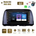 8-tolline 2-din Android-autoraadio multimeediumivideopleier Mazda CX5 2012-2015 jaoks koos nupunupuga Carplay WiFi BT 2+32GB 1+32GB