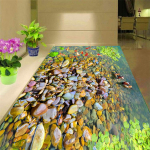 Kaasaegsed 3D-lihtsad luksuslikud majapidamisvaibad veranda pika alaga vaibad voodi vaibad kodukaunistamise vaipade jaoks 80*120cm