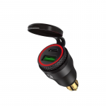 Alumiiniumist Type-c Pd Power Delivery USB laadija 30w Qc 3.0 Quick Charger Veekindel Hella Din Socket Bmw Ducati Triumph jaoks