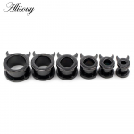 Alisouy 2tk 6-16mm roostevabast terasest rihmaratas lahti keeratav k&otilde;rvatunnelid pistikud laienduskandurid m&otilde;&otilde;teriistad k&otilde;rvar&otilde;ngad augustavad ehted 6mm must