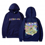 Vintage System of A Down Hoodie Unisex naiste fliis puuvillane k&otilde;rge kvaliteediga kapuuts Top meeste rokkmuusika b&auml;ndi Cartoon Graafiline kampsun XL