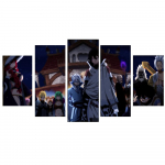 Kodukaunistus Seinakunst L&otilde;uendimaalingud 5 t&uuml;kki Pildid Fairy Tail Anime Prindid Moodne moodulplakat Elutoa raamistik Ilma raamita 20x35cm*2 20x45cm*2 20x55cm*1