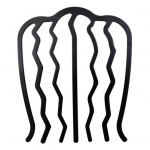 Metallist must juuksehark klamber Naiste juuksen&otilde;el kamm r&auml;pane kamm juuksen&otilde;ela klamber juuste k&uuml;ljekamm Updo Hair Stick juuste kujundamise t&ouml;&ouml;riist must