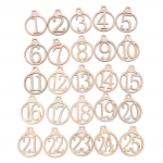 25 tk j&otilde;ulukalendri sildid 1-25 puidust j&otilde;uluadvendikalendri kingisildid Kodupidu J&otilde;ulud A