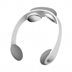 Elektriline kaelamassaaži instrument 5-režiimiline kuumkompressiteraapia EMS TENS massaažimasin emakakaela l&uuml;lisamba s&uuml;gav l&otilde;&otilde;gastav ravi valge