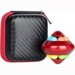 Alumiiniumist EDC orbiidipall, Fidget m&auml;nguasja maagiline kuubik, vikerkaare puslepall, l&otilde;pmatuse kuubik, mis leevendab stressi &auml;revust, ADHD OCD 6x6x6cm,60mm punane